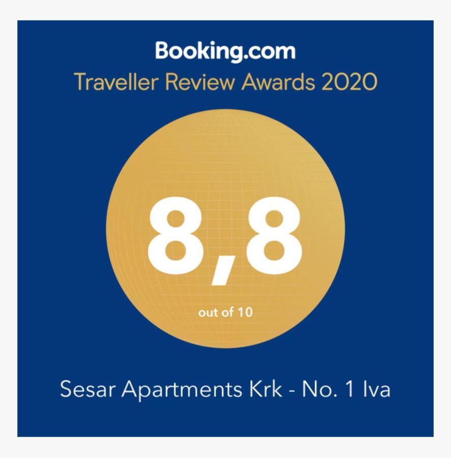 Sesar Apartments Krk - No. 1 Iva Krk Town Kültér fotó